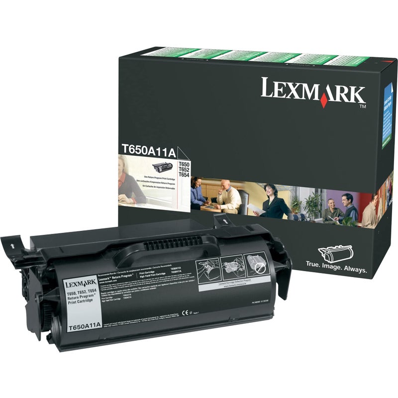 Lexmark T650A11A Black Print T65X Return Program Toner Cartridge - Image 3